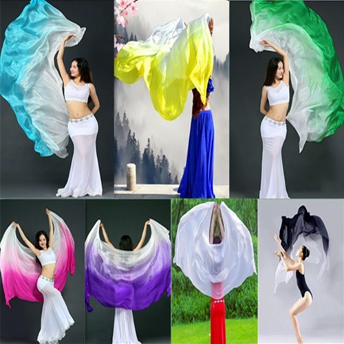 Silk scarf shawl - silk, girl's
