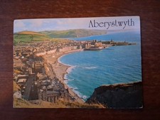 Aberystwyth Three Bays And Constitution Hill Salmon Postcard Posted