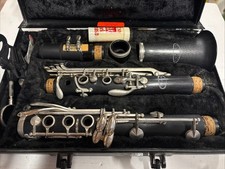 Vito Clarinet U.S.A. w/ Hard Case, Lyre Mouth Piece Woodwind Band Instrument