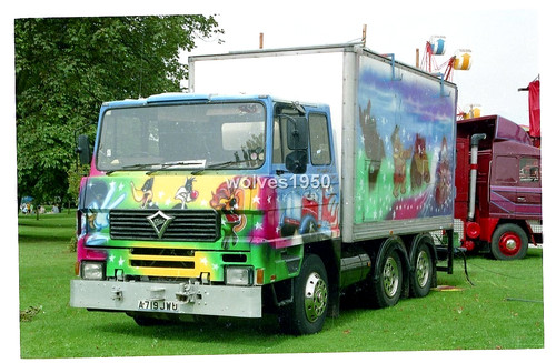 Foden fairground lorry a719 - foden,