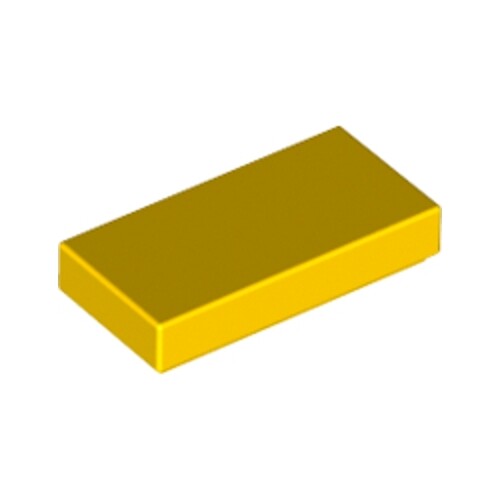 Lego bricks 20x bright - lego, yellow