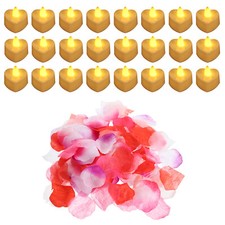 Heart Shaped LED Candles