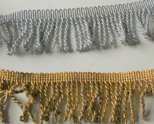 Bullion fringe trim 35mm - fringe,
