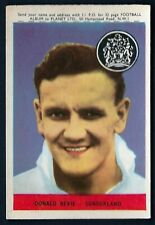 A & B C GUM - FOOTBALLERS (PLANET, 1-46) - #33 DONALD REVIE, SUNDERLAND