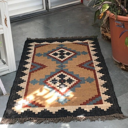 Peruvian kilim rug living - kilim,