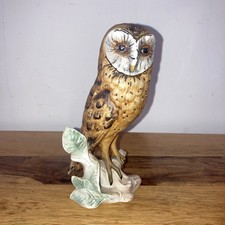 Vintage Goebel West Germany Standing Barn Owl Bird Figurine 1975