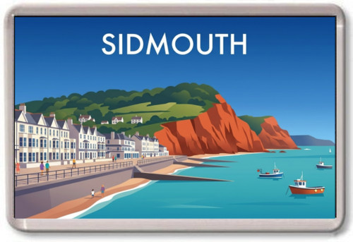 Fridge magnet sidmouth - fridge,