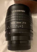 Lensbaby Velvet 56mm f1.6 Lens for Fuji X mount. Unique Creative lens.