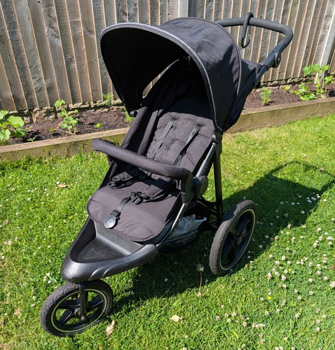 Black wheel single - black, 3-wheel