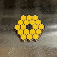 James Webb Space Telescope JWST Pin Badge Brooch Lapel NASA Inspired