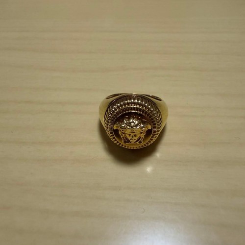 Versace medusa ring gold - versace,