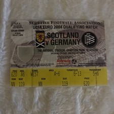 Scotland V Germany 2003 Match