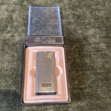 Vintage Colibri Of London Pocket Piezo Molectric Lighter Not Holding Gas