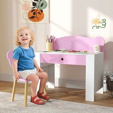 Kids Desk and Chair Set with