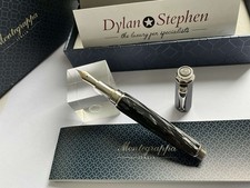 Montegrappa Emblema Grey Celluloid fountain pen 18K EF gold nib