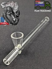 5.75" Clear Glass Tobacco