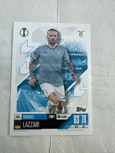 Manuel lazzari topps match - lazzari,