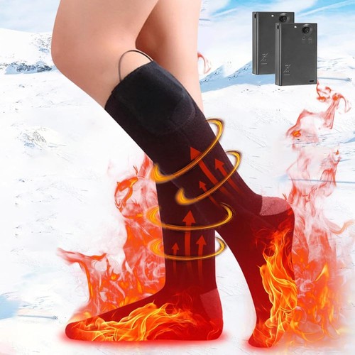 Winter electric heated socks - heated,