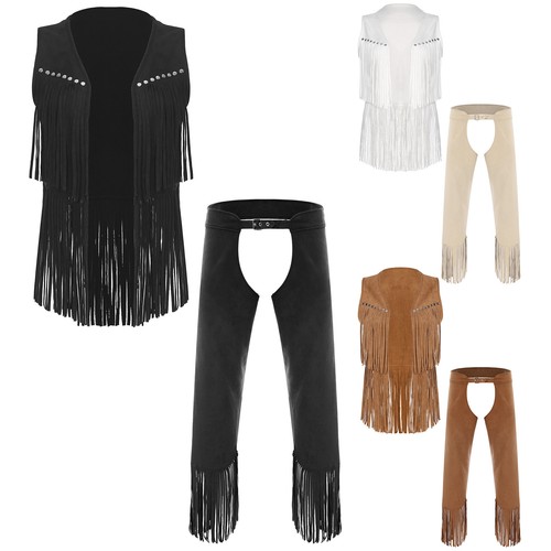 Mens vest and - chaps, rock