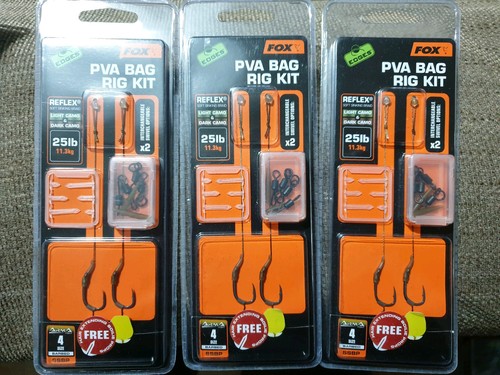 Fox pva bag rig kit - bag, x3