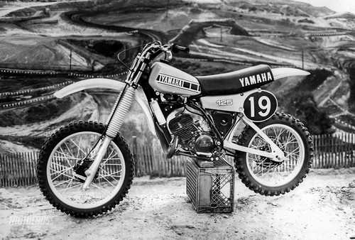 1980 yamaha yz125 poster - yz125,