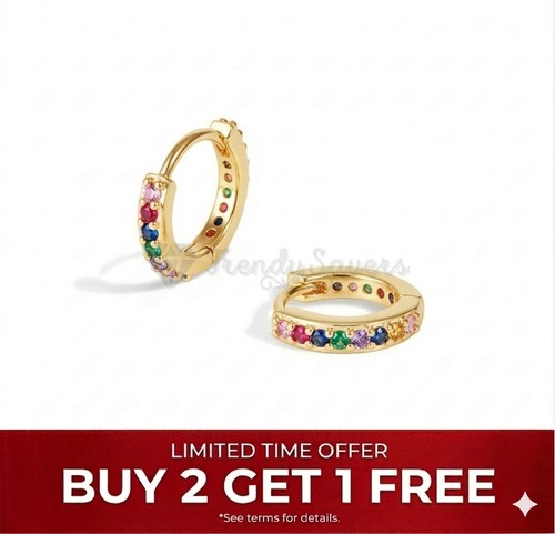 9ct gold huggie earrings 925 - 9ct,