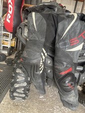 Motorcycle Leathers Str Worn But In Good Condition Size54
