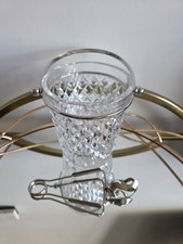 Vintage Cut Crystal Ice Bucket