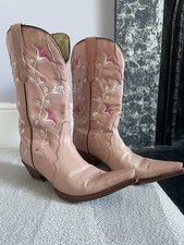 RUDEL Pink Embroidered Leather