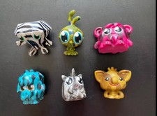 Moshi Monsters Gone Wild - Full Set x 6 Exclusive  Figures VGC Retro Rare