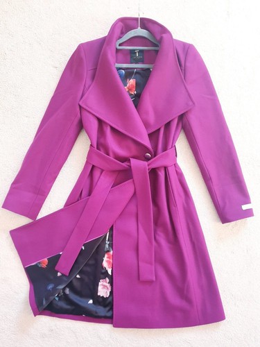 Ted baker purple sandra wool - baker,