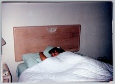 Vtg Color Snapshot Woman