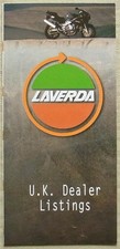LAVERDA Motorcycles UK Dealer Guide & Price List 1998 750S DIAMANTE Ghost Strike