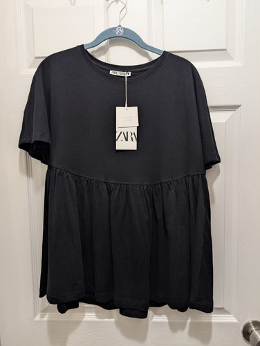 Zara black babydoll oversized - zara,