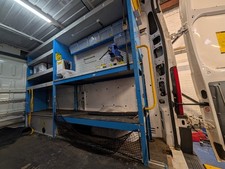 Bench And Metal Storage Shelves From BT Engineers Ducato Van
