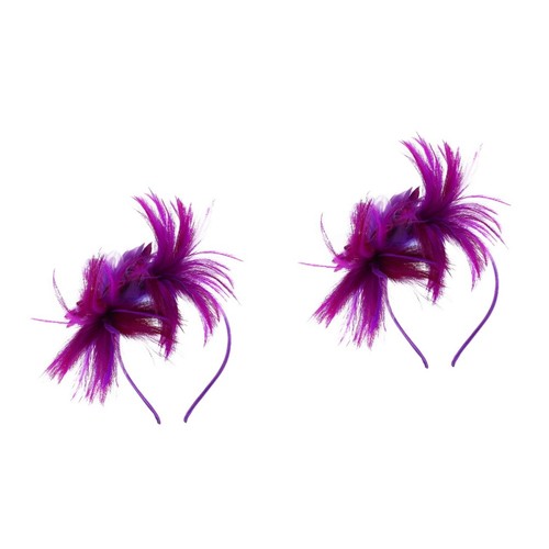 2pcs small hat style purple - 2pcs,