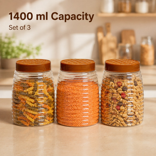 Plastic storage jars screw - storage,