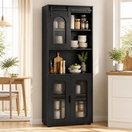 Kitchen cupboard with - cupboard,