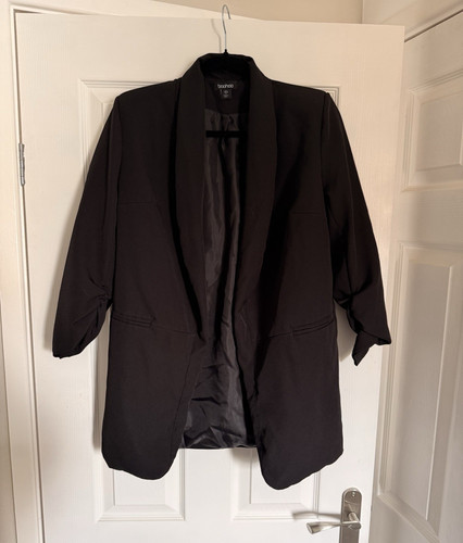 Boohoo black open front - boohoo,