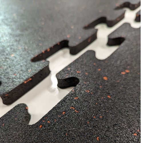 Interlocking crumb rubber gym - rubber,