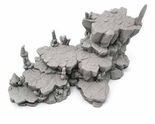 Rocky battlefield hill - battlefield,