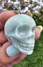 Hand carved aquamarine crystal - aquamarine,
