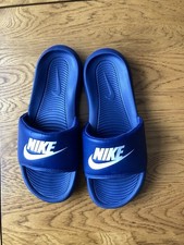 Nike Navy Blue Sliders Size UK