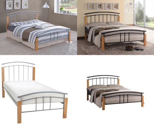 Tetras metal bed frame with - metal,