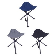 Folding Tripod Stool 3 Legged Stool Camping Stool for Patio Outdoor Picnic