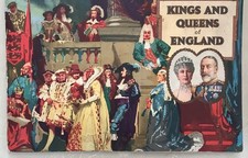 COLLECTOR’S -CARRERAS  CIGARETTE CARD ALBUM  - KINGS AND QUEENS OF ENGLAND 1935