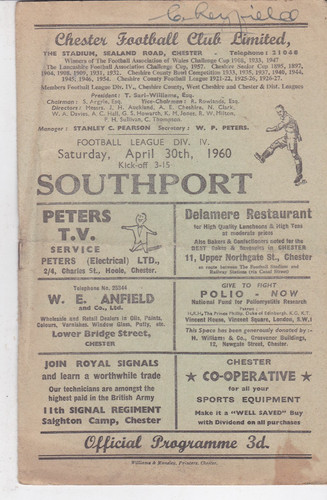 1959 1960 chester - 1959, .1960.