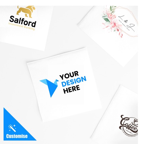 Custom printed paper - printed, napkins