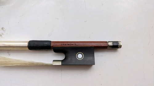 Nickel mount violin bow - nickel,
