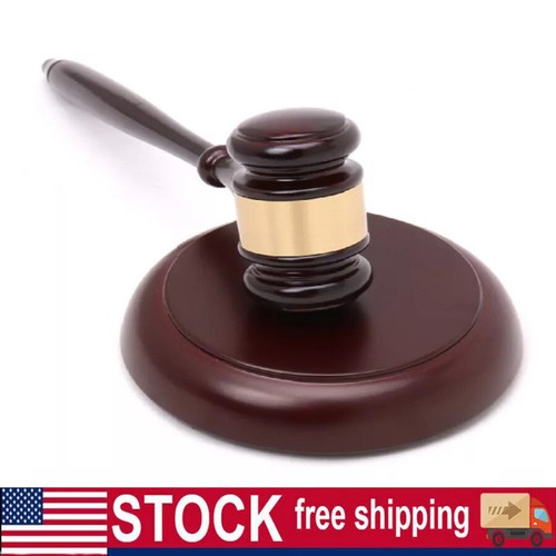 Set gavel and - set, wooden
